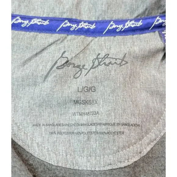 Wrangler Men’s George Strait Vest Zip-Up Western Pockets Gray Size Large - Picture 7 of 8